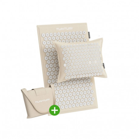 Akupunktuurimatt ja -padi TUNTURI PRO Acupressure Mat And Pillow, Beige