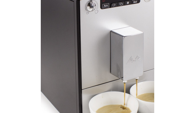 MELITTA E950-203 SOLO automatinis kavos aparatas, sidabro spalva