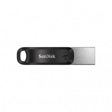 iXpand Go 128 GB (schwarz/silber, USB-A 3.2 Gen 1, Apple Lightning Connector)