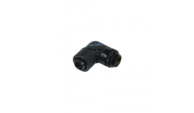 HF kruvitud otsik 13/10 G1/4 90° pööratav, must