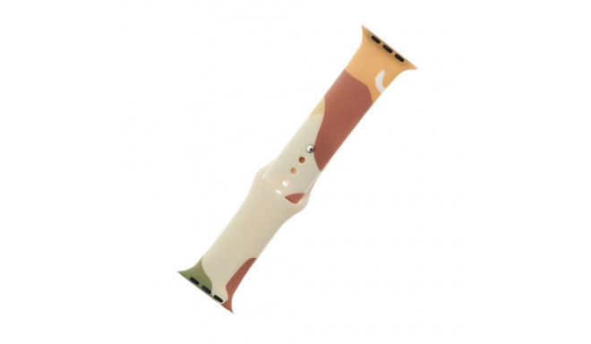 Silicone Strap Moro Watch Bracelet Band for Apple Watch 42 / 44 / 45 / 49 mm - Pattern 1