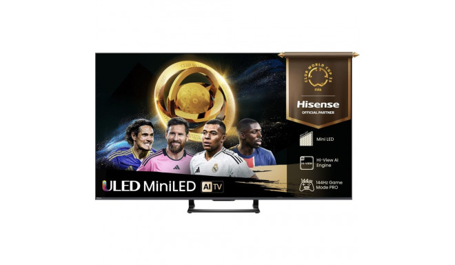 Hisense 65U7Q 165.1 cm (65") 4K Ultra HD nutiteler Wi-Fi must 500 cd/m²