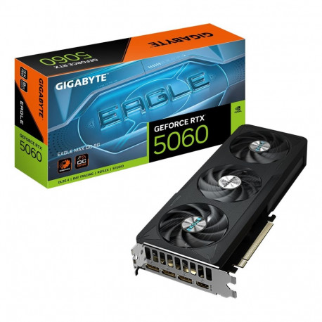 GIGABYTE GeForce RTX 5060 EAGLE MAX OC 8G graafikakaart - 8GB GDDR7, 128bit, PCI-E 5.0, 2550 MHz tak