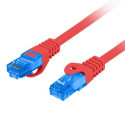 LANBERG PATCHCORD S/FTP CAT.6A 1M RED LSZH
