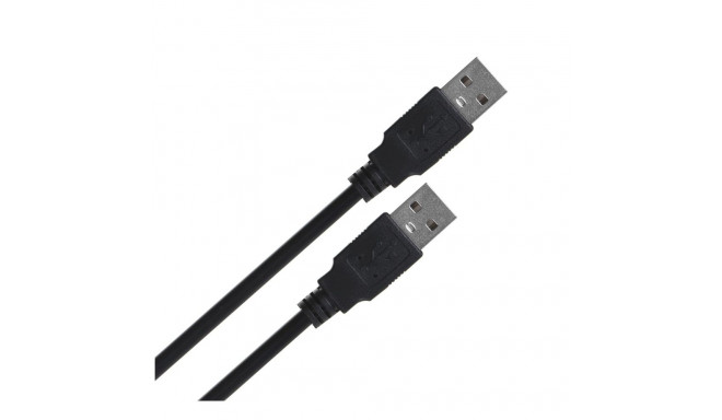 Lanberg CA-USBA-20CU-0010-BK USB-kaabel 1 m 2.0 USB A must
