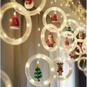 DA324A Lampki choinkowe led 3m kółka z figurami