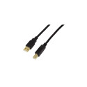 LogiLink UA0264 USB cable USB 2.0 10 m USB A USB B Black