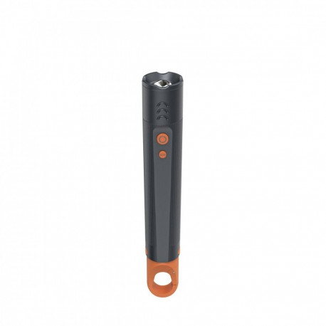 Led tourist flashlight 4 light modes zoom