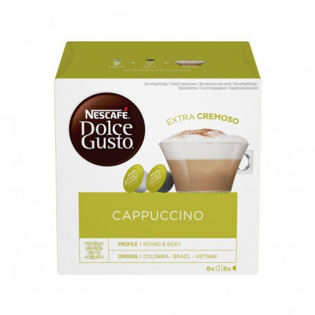 Coffee capsules NESCAFÉ® Dolce Gusto® Cappuccino, 8+8 pcs.