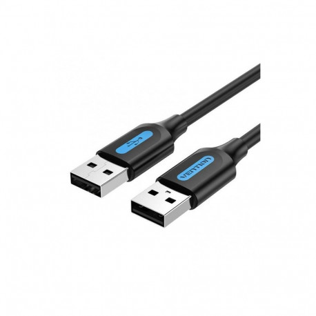 CABLE USB2.0 MALE TO MALE/1.5M BLACK COJBG VENTION