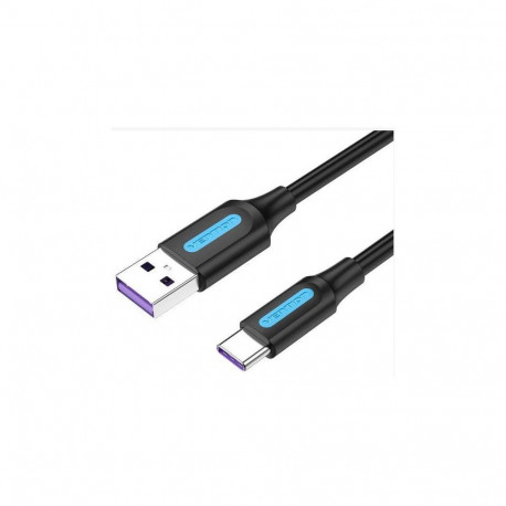 CABLE USB-C TO USB2.0/1.5M BLACK CORBG VENTION