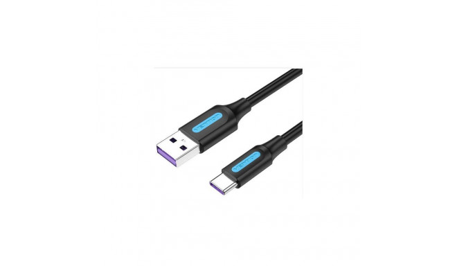 CABLE USB-C TO USB2.0/1.5M BLACK CORBG VENTION