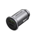 MOBILE CHARGER CAR USB/2P GRAY FFBH0 VENTION