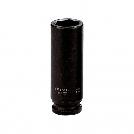 Hexagon deep impact socket 23mm 1/2" Irimo blister