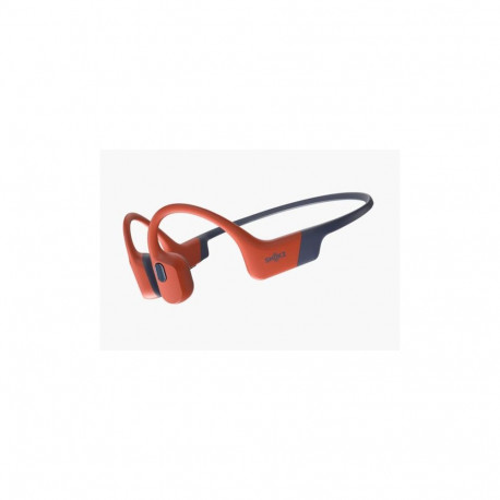 Shokz OpenSwim Pro Bone conduction headphones for swimming, USB-C, Red
