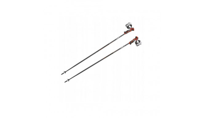 Ski Pole - LEKI 3D AIRFOIL 125 cm Aluminum with TRIGGER 3D SL Grip, Cobra Alpine Basket, 260 g, Unis