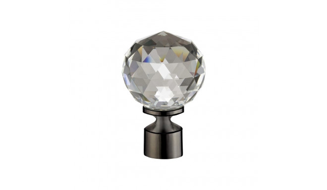 CURTAIN ROD FINIAL CRYSTALKULA D19 TYTAN