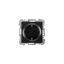 SCHUKO SOCKET BLACK