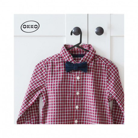 PLASTIC KIDS HANGER BLACK LSP023K 10PCS