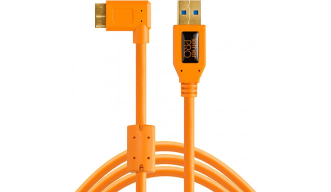 Tether Tools TPro USB 3.0 Micro-B parema nurga all 4.6m/15 ORG