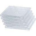1x5 Hama CD Jewel-Case transparent                44748