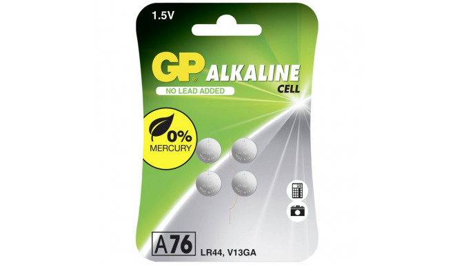 1x4 GP leelispatarei LR44 A76