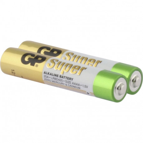 1x2 GP Super Alkaline AAAA patareid 03025AC2