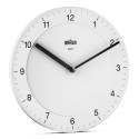 Braun BC 06 W Quartz wall clock analog white