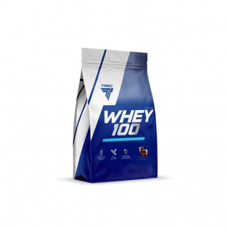 Valgupulber TREC Whey 100, 900g Double Chocolate