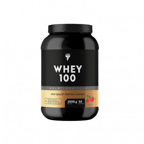 Valgupulber TREC GOLD CORE LINE WHEY 100 STRAWBERRY 2000g