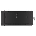RACK CABINET 19" WALL-MOUNT 4U/600X600 (FLAT PACK) V2 BLACK LANBERG