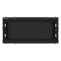 RACK CABINET 19" WALL-MOUNT 4U/600X600 (FLAT PACK) V2 BLACK LANBERG