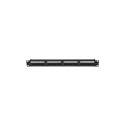 PATCH PANEL 24 PORT 1U 19" CAT.6A UTP BLACK LANBERG