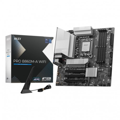 MSI emaplaat PRO B860M-A WIFI Intel B860 LGA 1851 (Socket V1) micro ATX
