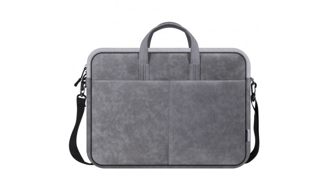 Defender Solid 15.6" 39.6 cm (15.6") Toploader bag Grey