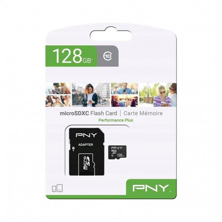 PNY Performance Plus 128 GB MicroSDXC Class 10 (P-SDU12810PPL-GE)