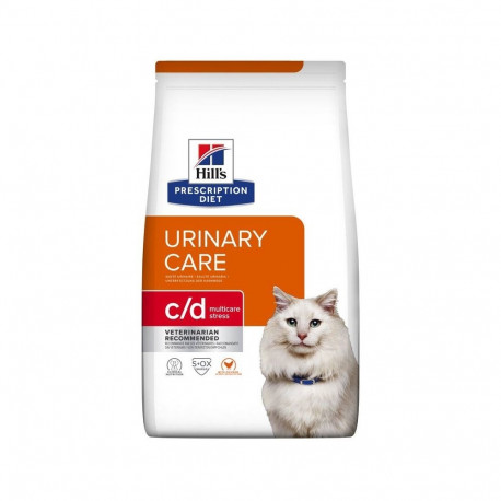 HILL'S PRESCRIPTION DIET Feline c/d Multicare Stress  Dry cat food Chicken 8 kg