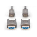 Digitus 4K - HDMI AOC hübriid fiiberoptiline kaabel 10m eemaldatava pistikuga
