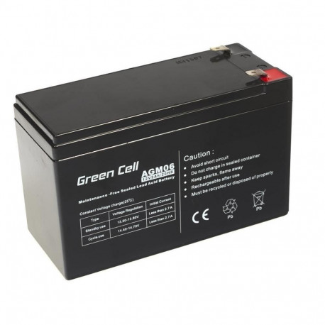 Green Cell AGM06 UPS aku suletud plii-happe (VRLA) 12 V 9 Ah