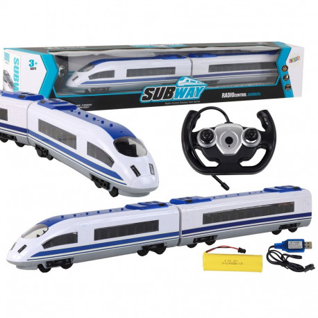 puldiga juhitav rong 65cm tuled, valge