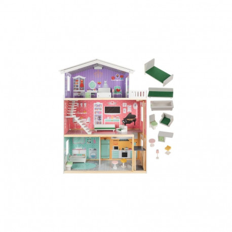 Domek dla lalek Kruzzel Duży Domek dla Lalek 114 cm 114 cm