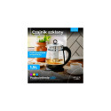 AD 1299 black Czajnik szklany 1,5 l z zaparzaczem i regulacją temperatury | 1,5 l | led | 60?100°c | AD 1299 black Czajnik szklany 1,5 l z zaparzaczem i regulacją temperatury | 1,5 l | led | 60?100°c |