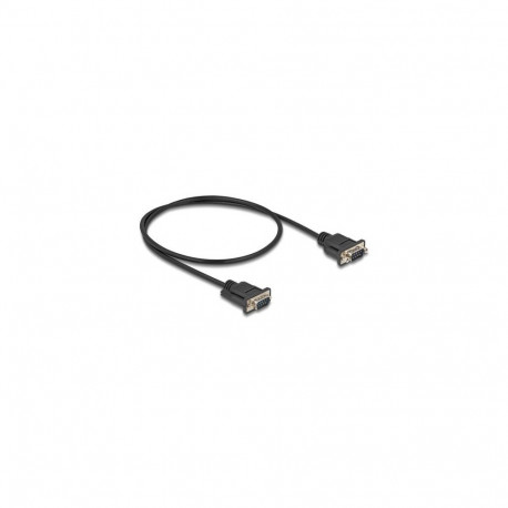 DeLOCK Serial Cable RS-232 D-Sub9 male to male with narrow plug housing 0.5 m