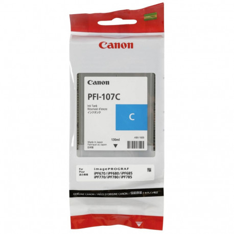 Canon Ink PFI-107 PFI107 Cyan (6706B001)