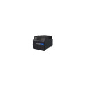 Epson ColorWorks CW-C6000Ae, matte black ink, cutter, disp., USB, Ethernet, black