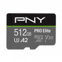 PNY mälukaart microSDXC 512GB Elite P-SDUX512U3100PRO-GE