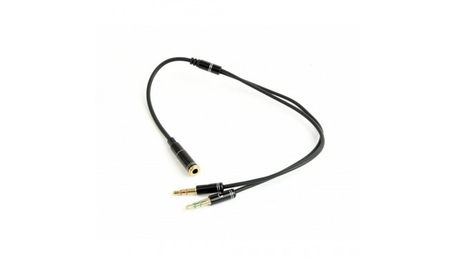 Adapter audio stereo 3.5mm minijack, 4PIN, 0.2m