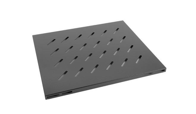 19'' Fixed Rack Shelf 1U 465x500mm black