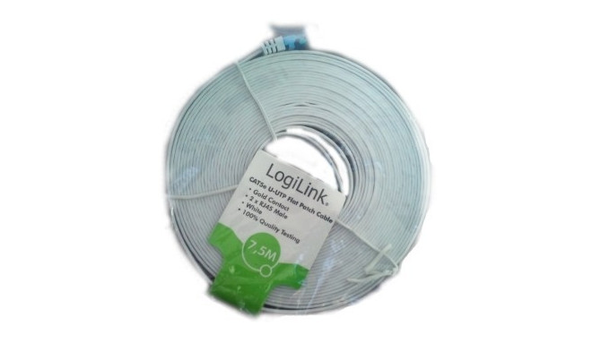 CAT5e U-UTP flat patch cable, 20m