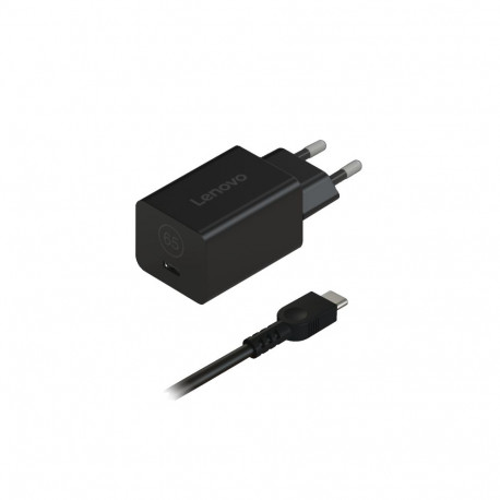 Lenovo GaN Nano 65W USB-C vahelduvvoolu adapter